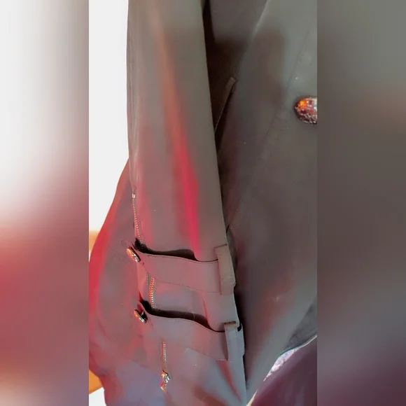 🖤Guess Black Trench Coat – Size M –  Good Condition 🖤 - Picture 8 of 10